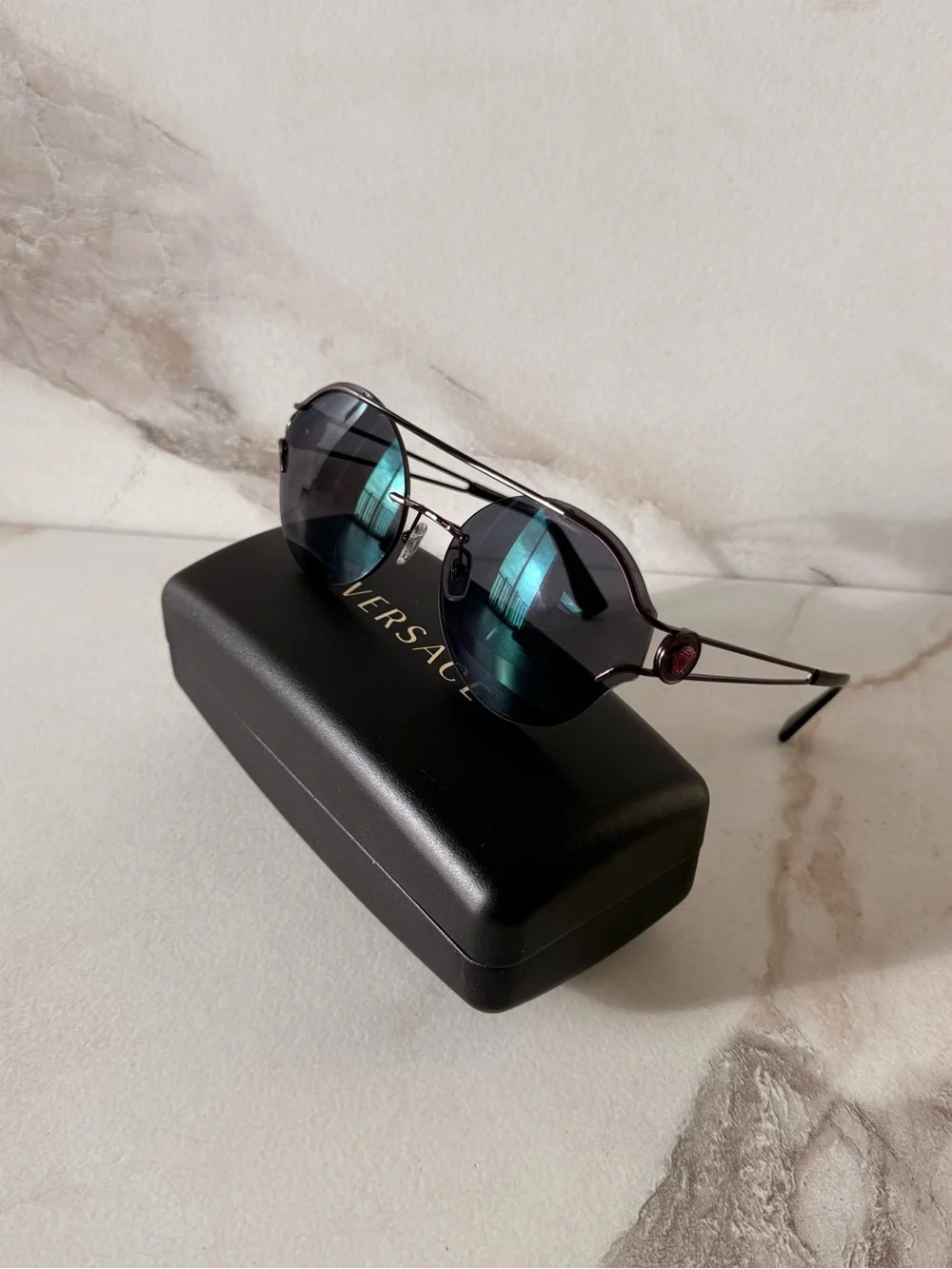 Versace round frame